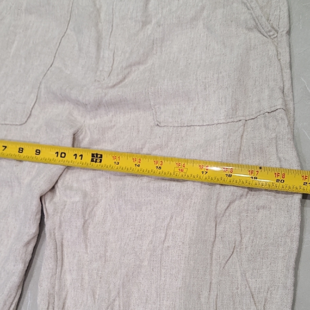 Abercrombie & Fitch Cream Wide Leg Pants - Picture 5 of 12